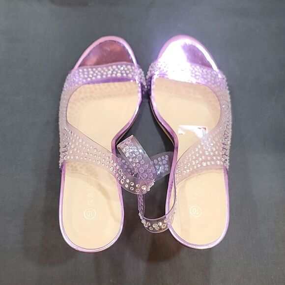 BRAND NEW RAMPAGE WOMEN'S EMBELLISHED MID HEELED SANDALS - Picture 5 of 14